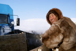 Film still of the film The Tundra Book. A Tale of Vukvukai, the Little Rock, directed by Aleksei Vakhrushev, Visions du Réel 2012
