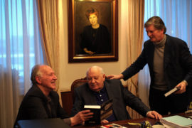 Film still of the film Meeting Gorbachev, directed by André Singer, Werner Herzog, Visions du Réel 2019
