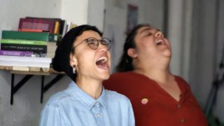 Film still of the film (Revolution, Fulfil Your Promise) Red Love, directed by Dora García, Visions du Réel 2024